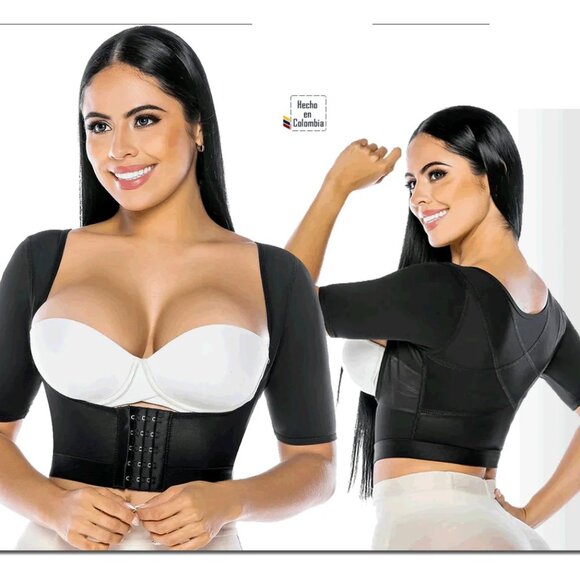 Stagmi Faja Open-Bust Arm Compression Sleeve Anti-Sagging Shaper or Post-Surgery - Picture 5 of 15